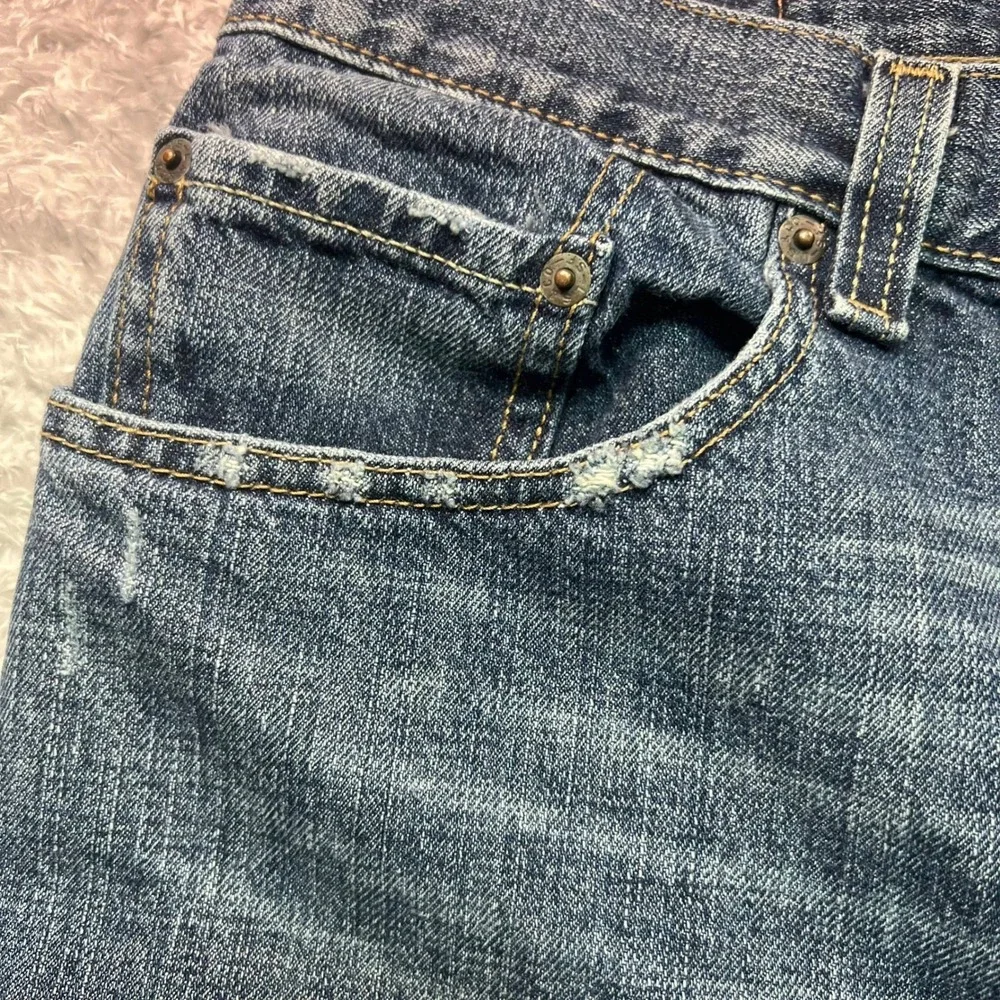 Levi's 559 Relaxed Straight Jeans Mens 38x32 Medium Wash Blue Denim